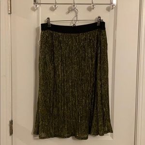 Ava & Viv skirt gold and black